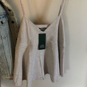 Silver tank top